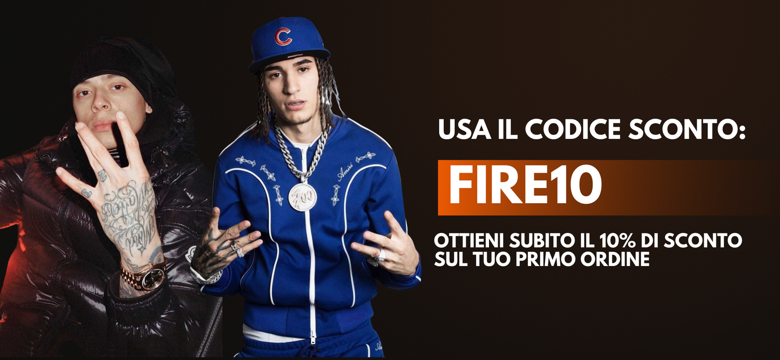 USA IL CODICE SCONTO STREET10 SUL TUO PRIMO ORDINE